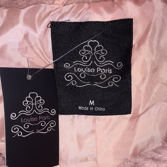 Louise Pairs Rose teddy jacket - Picture 3 of 6